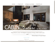 Tablet Screenshot of cabincouture.com